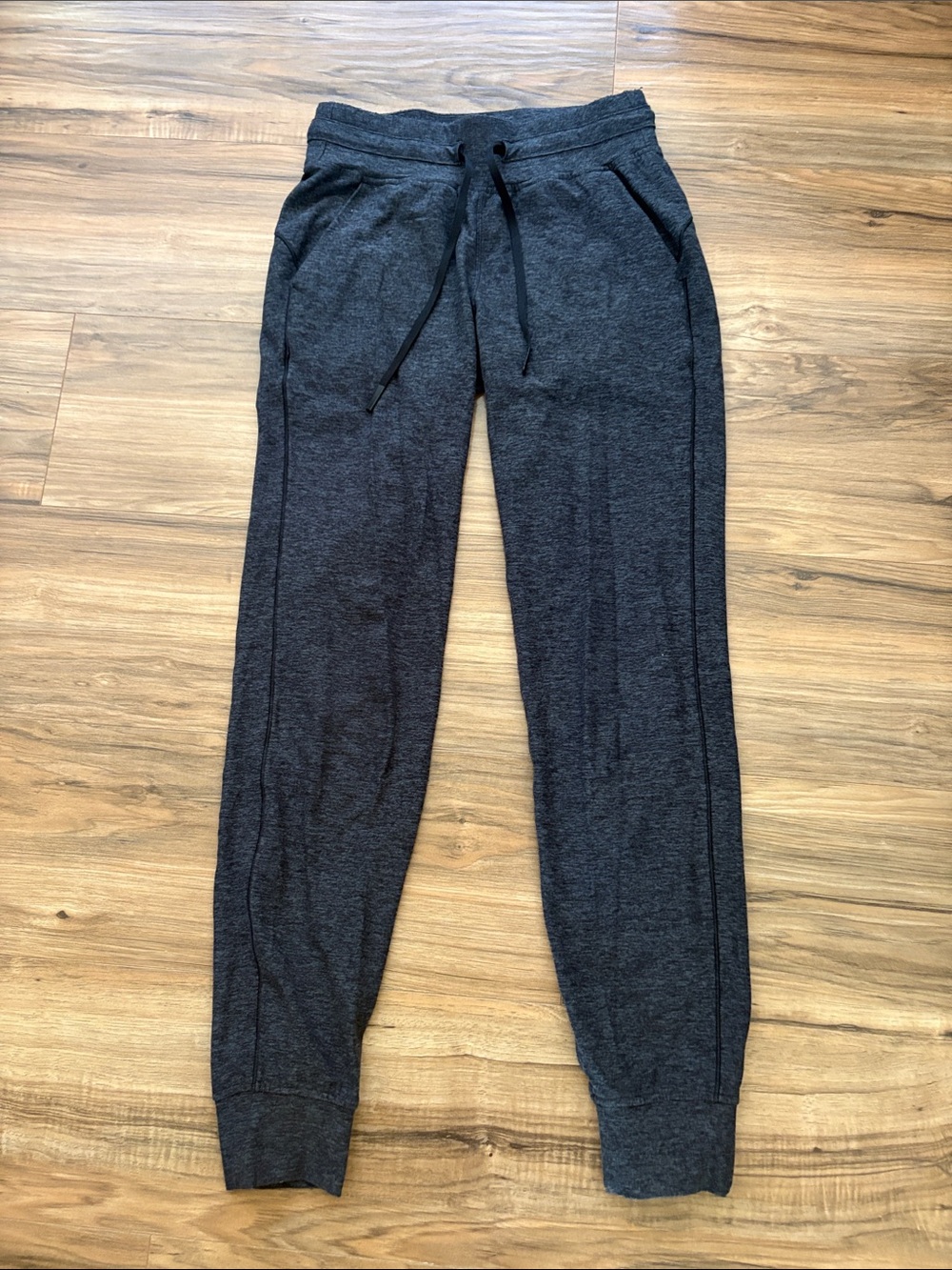 Lulu Lemon Dark Gray Drawstring Jogger Pants